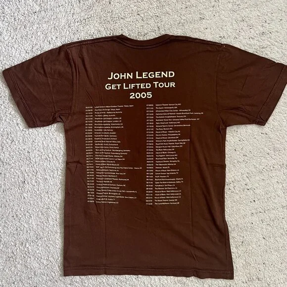 Vintage John Legend "Get Lifted Tour" 2005 Shirt - Picture 2 of 3